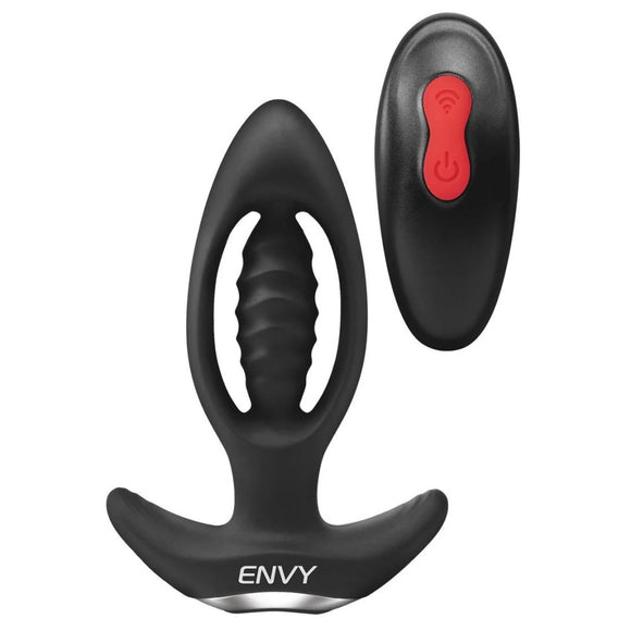 Envy Enticer Remote Control Expander Butt Plug Vibrating Anal Sex Toy