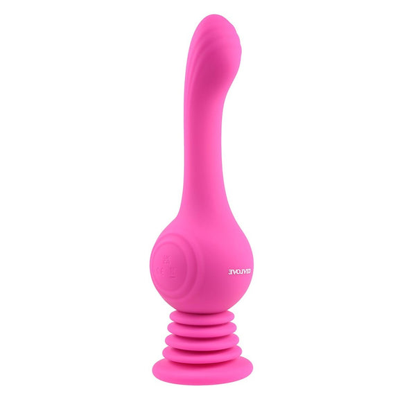Evolved Gyro Vibe Pink Intense G-Spot Ball Suction Cup Vibrator Sex Toy