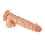 Evolved Realistic 8 Inch Penis Dildo Suction Cup Cock Veins Balls Dual Density Sex Toy