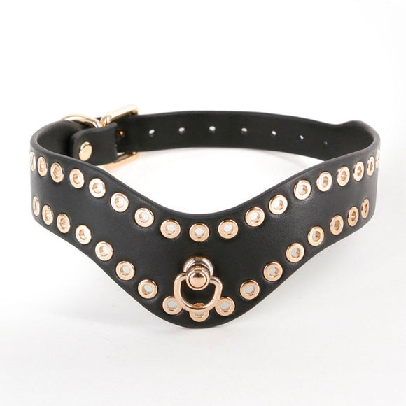 Fetish and Fashion Kali Collar Stud Adjustable Neck Bondage Choker