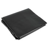 Fetish Collection Black Vinyl Bed Sheet Double Size Protective Cover Bedding
