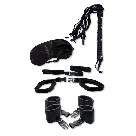 Fetish Fantasy Series Bedroom Bondage Kit Beginners Black Bondage Starter Set