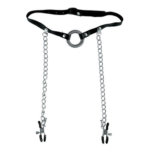 Fetish Fantasy Series Limited Edition O-Ring Gag & Nipple Clamps