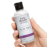 Fifty Shades of Grey Play Nice Vanilla Aroma Massage Oil 90ml Foreplay Relax