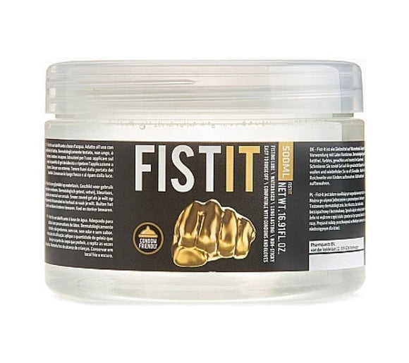 Fist It Original Water Based Lubricant Fisting Gel Long Lasting Lube 500ml Tub