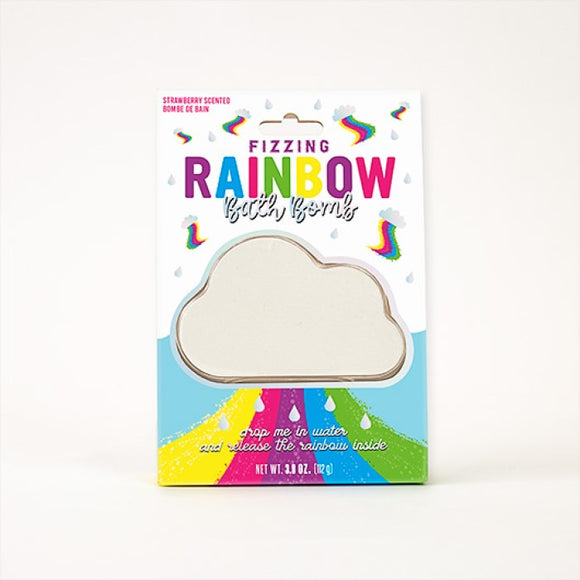 Fizzing Rainbow Bath Bomb Scented Water Colour Tub Fun Gift