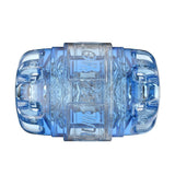 Fleshlight Quickshot Turbo Blue Ice Compact Stroker Open Ended Masturbator Mens Sex Toy