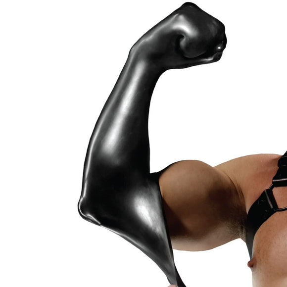 Doc Johnson x Fort Troff The Ffister Fisting Glove Black Fingerless Smooth Long Arm Sheath Fetish Play