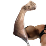 Doc Johnson x Fort Troff The Ffister Fisting Glove Clear Frost Fingerless Smooth Long Arm Sheath Fetish Play