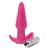 Frisky Thrilling Pink Smooth Butt Plug Vibrating Bullet Anal Sex Toy