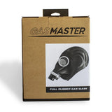 Gasmaster Full Rubber Gas Mask Breath Control Fetish Play One Size