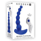 Gender X Beaded Pleasure Remote Control Vibrating Anal Beads Butt Plug USB Sex Toy