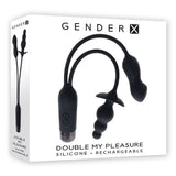 Gender X Double My Pleasure Plug Mini Vibe Anal Bead Vibrator Sex Toy