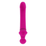 Gender X Sharing Is Caring Strapless Strap-On Pink Dildo Vibrator Couples Sex Toy