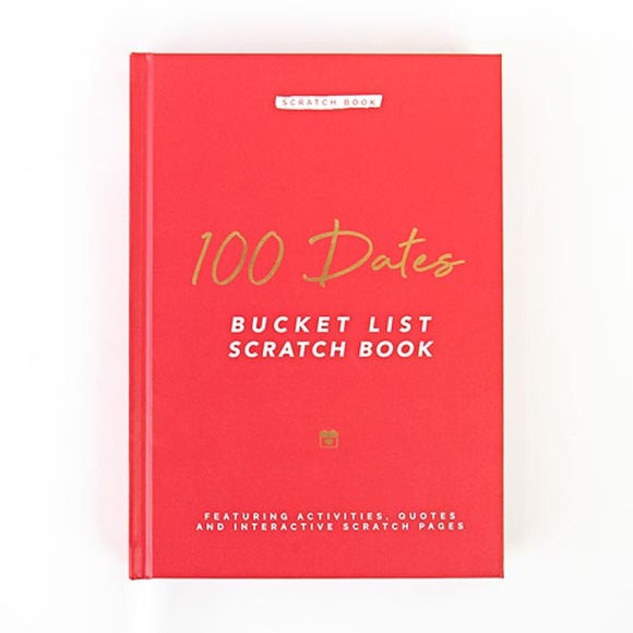 100 Dates Bucket List Scratch Book Cute Couple Personalized Activity Ideas Gift Present