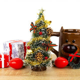Christmas in a Can Mini Tree Set Festive Office Desk Decoration Gift