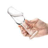 Gläs 3PC Helmet Head Handblown Glass Anal Training Kit 3 Size Butt Plug Set Sex Toy