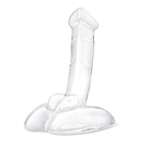 Gläs 7.5" Rideable Standing Glass Cock with Stability Base Penis Dildo Sex Toy