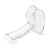 Gläs 7.5" Rideable Standing Glass Cock with Stability Base Penis Dildo Sex Toy