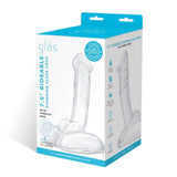 Gläs 7.5" Rideable Standing Glass Cock with Stability Base Penis Dildo Sex Toy