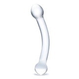 Gläs 7" Curved Glass G-Spot Dildo Double Ended Probe Wand Chic Sex Toy