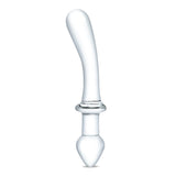 Glas 9" Classic Curved Dual-Ended Glass Double Dildo Temperature Play Probe Sex Toy