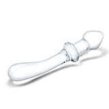 Glas 9" Classic Curved Dual-Ended Glass Double Dildo Temperature Play Probe Sex Toy