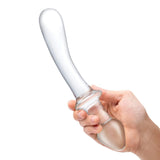 Glas 9" Classic Curved Dual-Ended Glass Double Dildo Temperature Play Probe Sex Toy