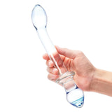 Gläs 9.5" Double Play Dual Ended Glass Dildo G-Spot Probe Wand Sex Toy