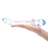 Gläs 9.5" Double Play Dual Ended Glass Dildo G-Spot Probe Wand Sex Toy