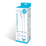 Gläs 9.5" Double Play Dual Ended Glass Dildo G-Spot Probe Wand Sex Toy