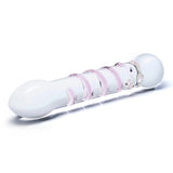 Gläs Spiral Staircase 7.25" Full Tip Glass Dildo Double Ended Probe Sex Toy