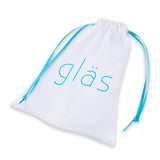 Gläs Titus 4.5" Glass Beaded Butt Plug Anal Temperature Sensory Play