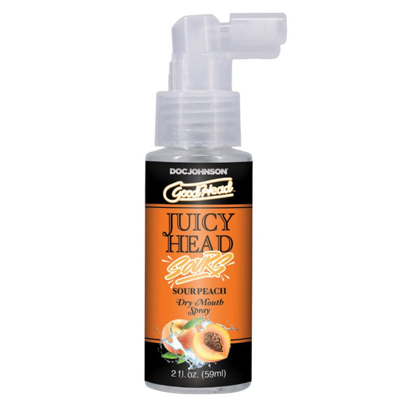 Doc Johnson GoodHead Juicy Head Sours Dry Mouth Oral Sex Spray Sour Peach Flavour