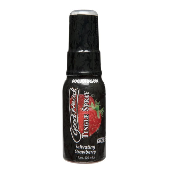 Doc Johnson Good Head Tingle Oral Sex Spray Salivating Strawberry Flavour 29ml