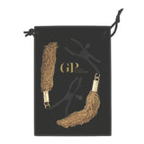 Guilty Pleasure Accents Draped Desire Clamps Gold Chain Tassel Nipple Clips