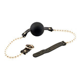 Guilty Pleasure Allure Majestic Pearl Mouth Gag Silicone Ball Soft Bondage Play