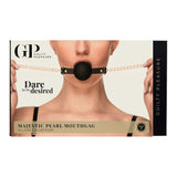 Guilty Pleasure Allure Majestic Pearl Mouth Gag Silicone Ball Soft Bondage Play