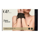 Guilty Pleasure Empower Embrace Rope 7m Black Bondage Restraint Play