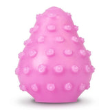 Gvibe G-Egg Pink Egg Masturbator Soft Textured Penis Stroker Reusable Sex Toy