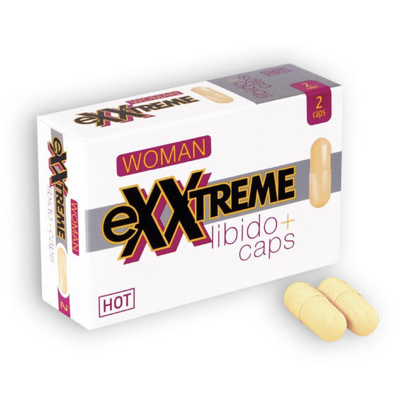 HOT Woman Exxtreme Libido Sex Boost Caps For Women 2 Capsule Pack