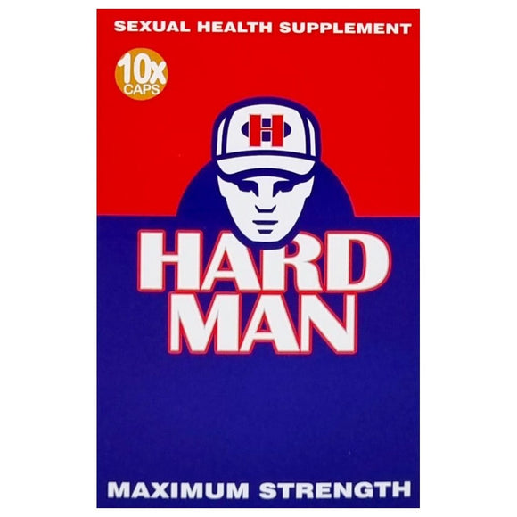 Hard Man Sexual Health Supplement Natural Enhancement Pill 10 Capsules