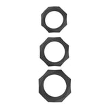 Hidden Desire Extreme Heavy C-Ring Set 3 Size Cock Ring Erection Aid Penis Gear