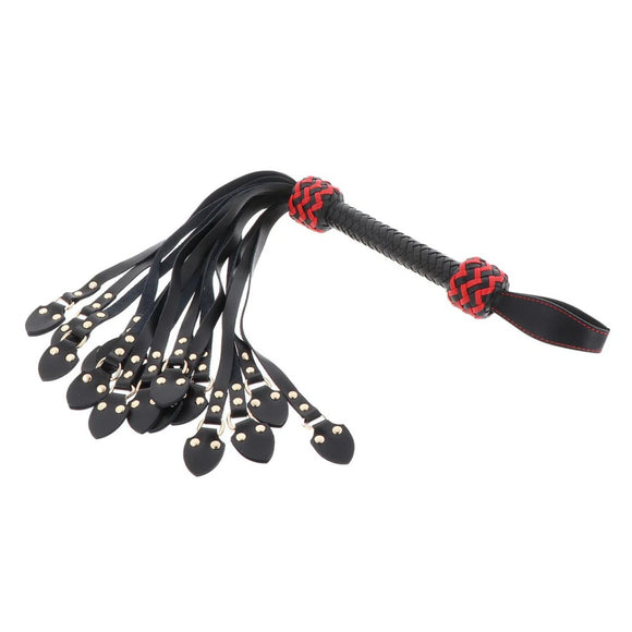 Hidden Desire Masters Real Leather Cat-o-Nine Tail Whip Flogger BDSM Play