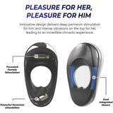 Hot Octopuss Atom Plus Vibrating Cock Ring Penis Perineum USB Rechargeable Sex Toy