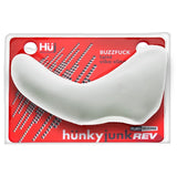 Hunkyjunk Buzzfuck Taint Vibe Cock Sling White Ice Penis Ring Vibrator Sex Toy