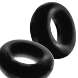 Hunkyjunk Stiffy Bulge Cock Rings (2 Pack) Tar Ice Penis Erection Bands