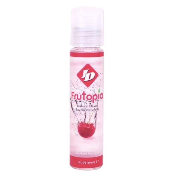 ID Frutopia Cherry Flavour Lubricant Water Based Oral Sex Toy Lube 30ml Travel Size