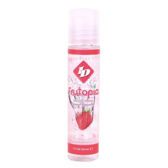 ID Frutopia Strawberry Flavour Lubricant Water Based Oral Sex Toy Lube 30ml Travel Size