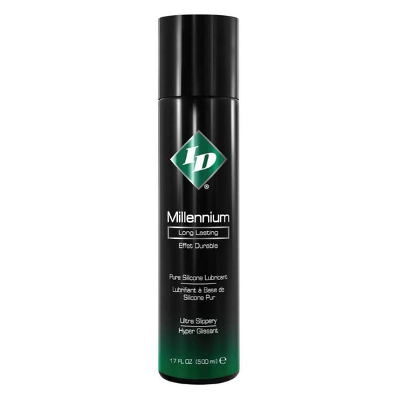 ID Millennium Pure Silicone Lubricant Long Lasting Waterproof Anal Sex Toy Lube 500ml